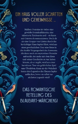 Buchcover und Innenansicht für das Buch: The House Saphir