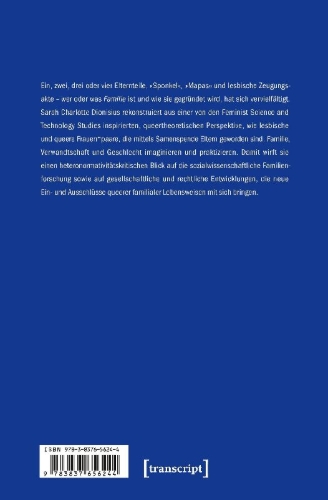 Buchcover und Innenansicht für das Buch: Queere Praktiken der Reproduktion