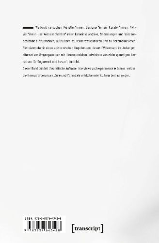 Buchcover und Innenansicht für das Buch: Archive dekolonialisieren