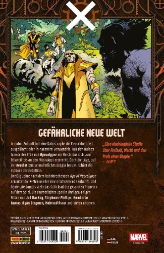 Buchcover und Innenansicht für das Buch: X-Men: Age of Revelation (2025) 0; X-Men: Age of Revelation Overture (2025) 1; Amazing X-Men (2025) 1-3; Binary (2025) 1-3; Cloak or Dagger (2025) 1-3; Iron & Frost (2025) 1-3; Laura Kinney Sabretooth (2025) 1-3