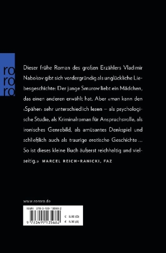 Buchcover und Innenansicht für das Buch: Der Späher