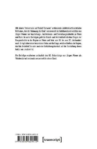 Buchcover und Innenansicht für das Buch: Von der Bebauung der Region