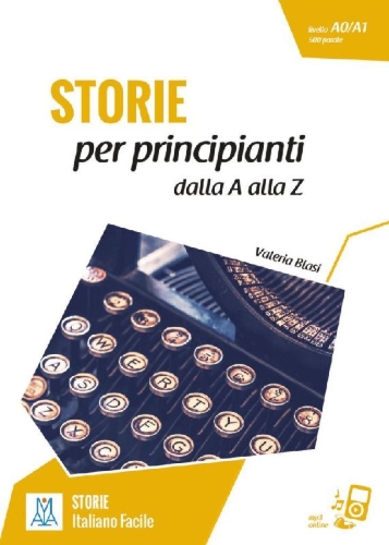 Buchcover und Innenansicht für das Buch: Storie per principanti - racconti dalla A alla Z. Livello 1