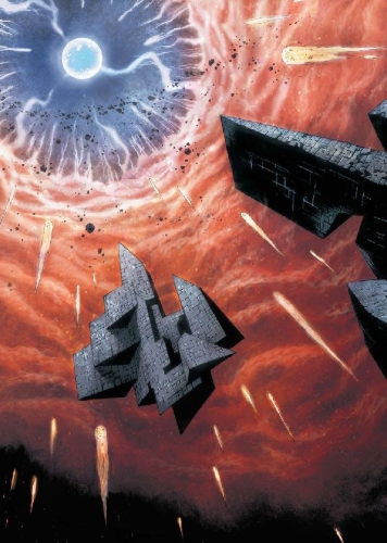 Buchcover und Innenansicht für das Buch: Cixin Liu: Der Dorflehrer (Graphic Novel)