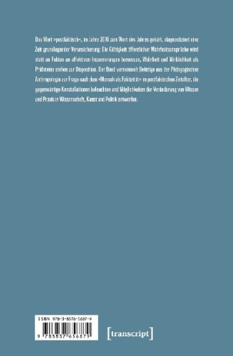 Buchcover und Innenansicht für das Buch: Der Mensch als Faktizität