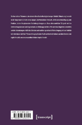 Buchcover und Innenansicht für das Buch: Sterben und Ehrenamt