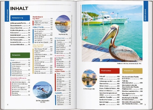 Buchcover und Innenansicht für das Buch: LONELY PLANET Reiseführer Florida