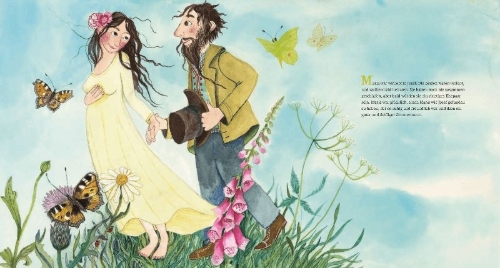 Buchcover und Innenansicht für das Buch: Maria foder et barn