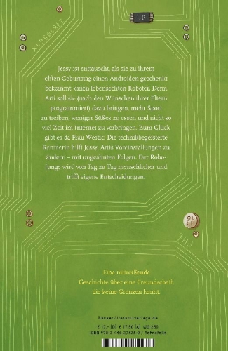 Buchcover und Innenansicht für das Buch: Arti - Auf Freundschaft programmiert