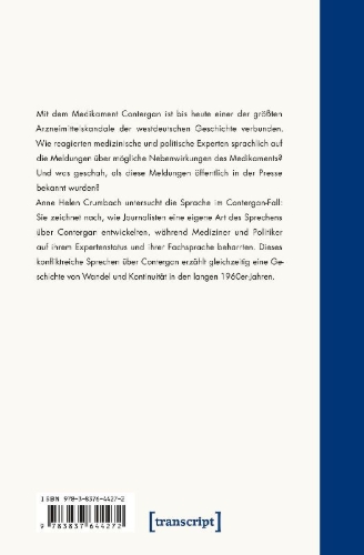 Buchcover und Innenansicht für das Buch: Sprechen über Contergan