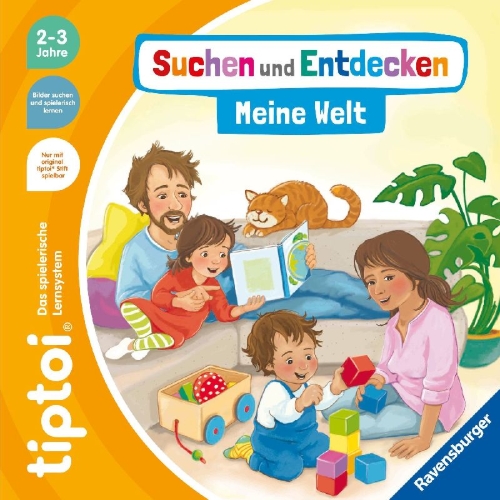 Buchcover und Innenansicht für das Buch: tiptoi® Suchen und Entdecken - Meine Welt