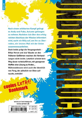 Buchcover und Innenansicht für das Buch: Undead Unluck