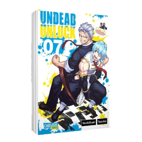 Buchcover und Innenansicht für das Buch: Undead Unluck