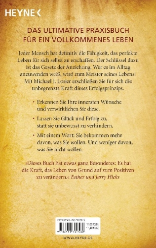 Buchcover und Innenansicht für das Buch: Law of Attraction