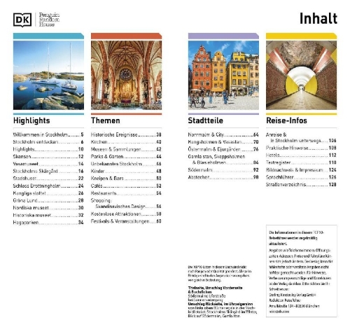 Buchcover und Innenansicht für das Buch: TOP10 Reiseführer Stockholm