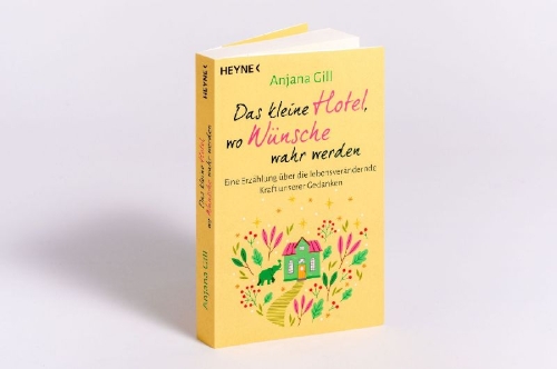 Buchcover und Innenansicht für das Buch: Das kleine Hotel, wo Wünsche wahr werden