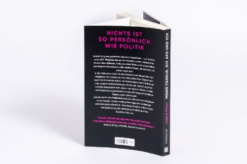 Buchcover und Innenansicht für das Buch: Meine Familie, die AfD und ich