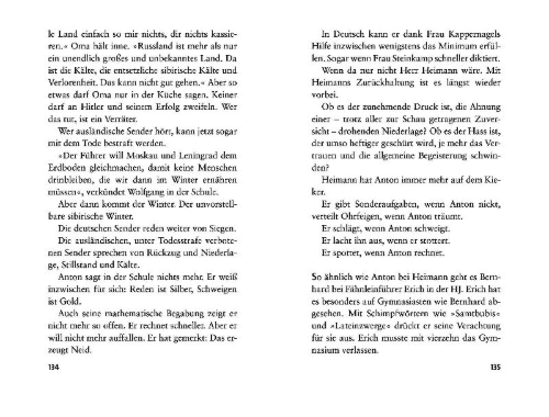 Buchcover und Innenansicht für das Buch: Anton oder Die Zeit des unwerten Lebens