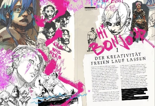 Buchcover und Innenansicht für das Buch: The Art and Making of Arcane