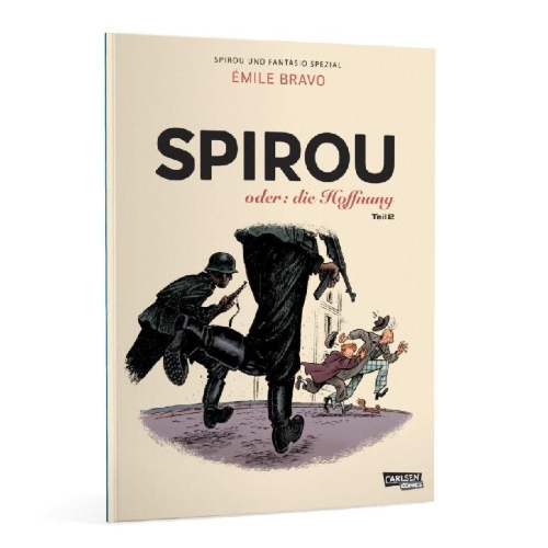Buchcover und Innenansicht für das Buch: Spirou ou l'espoir malgré tout: Un peu plus loin vers l'horreur
