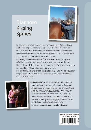 Buchcover und Innenansicht für das Buch: Diagnose Kissing Spines