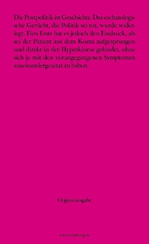 Buchcover und Innenansicht für das Buch: Hyperpolitik