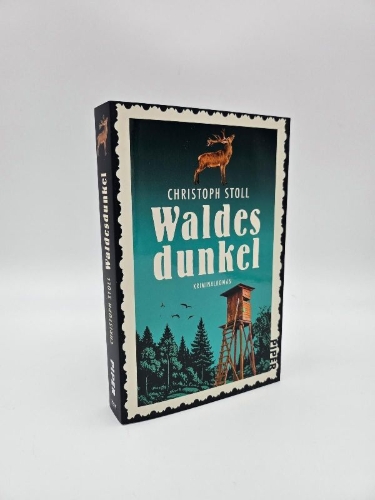 Buchcover und Innenansicht für das Buch: Waldesdunkel
