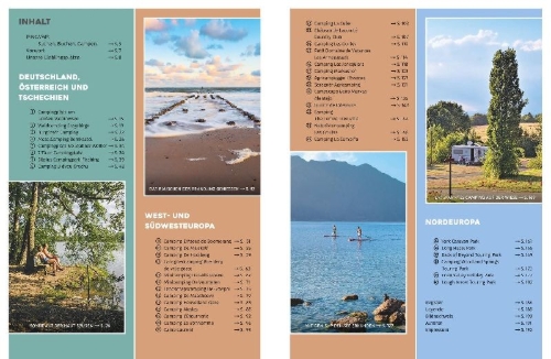 Buchcover und Innenansicht für das Buch: Yes we camp! Camping Adults Only