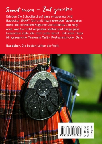 Buchcover und Innenansicht für das Buch: Baedeker SMART Reiseführer Schottland