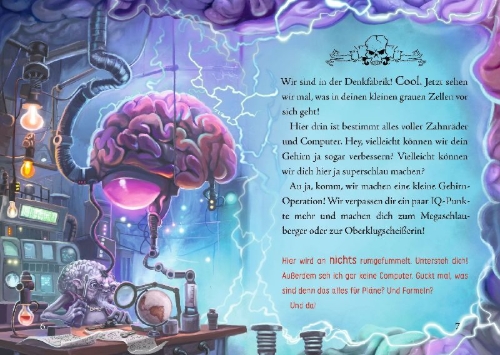 Buchcover und Innenansicht für das Buch: Das kleine Böse Buch 7