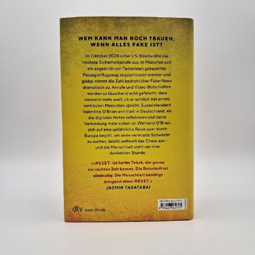 Buchcover und Innenansicht für das Buch: Reset