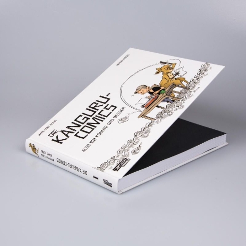 Buchcover und Innenansicht für das Buch: Die Känguru-Comics 1: Also ICH könnte das besser
