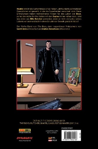 Buchcover und Innenansicht für das Buch: The Boys (2006) #48-#59; Butcher, Baker, Candlestickmaker (2011) #1-#6