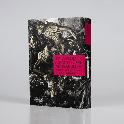 Buchcover und Innenansicht für das Buch: Innsmouth no Kage - Lovecraft Kessakushuu
