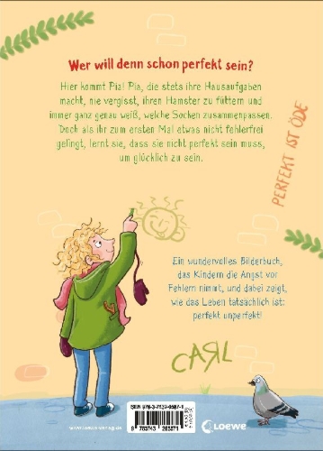 Buchcover und Innenansicht für das Buch: The Girl who never made mistakes