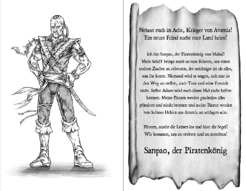 Buchcover und Innenansicht für das Buch: Beast Quest - Tritonas, Nebel des Horrors