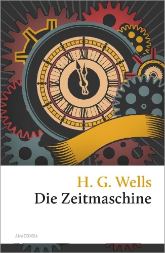 Buchcover und Innenansicht für das Buch: The Time Machine