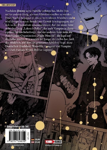 Buchcover und Innenansicht für das Buch: Night light Hounds 01