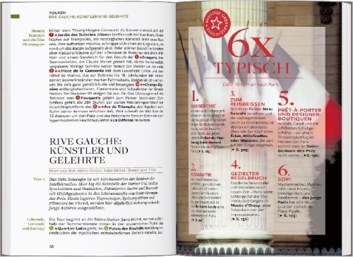 Buchcover und Innenansicht für das Buch: Baedeker Reiseführer Paris