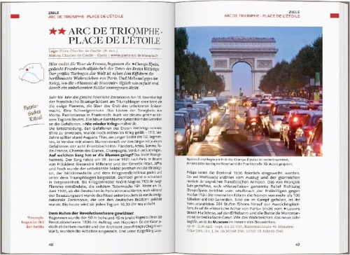 Buchcover und Innenansicht für das Buch: Baedeker Reiseführer Paris