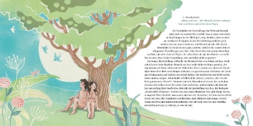 Buchcover und Innenansicht für das Buch: Die Kinderbibel - eine Entdeckungsreise