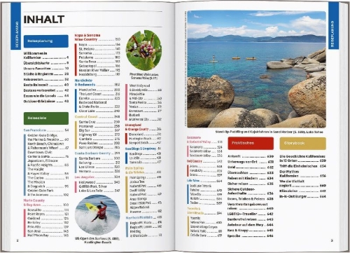 Buchcover und Innenansicht für das Buch: LONELY PLANET Reiseführer Kalifornien