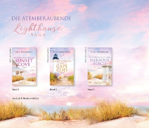 Buchcover und Innenansicht für das Buch: Wiedersehen am Harbour Beach