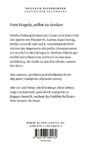 Buchcover und Innenansicht für das Buch: Geister der Gegenwart