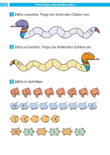 Buchcover und Innenansicht für das Buch: Die Mathe-Helden Kopfrechnen 1. Klasse