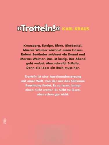 Buchcover und Innenansicht für das Buch: Trotteln