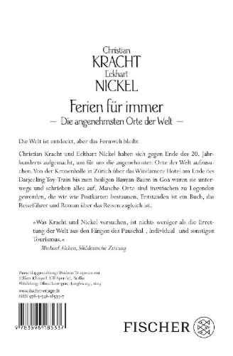 Buchcover und Innenansicht für das Buch: Ferien für immer