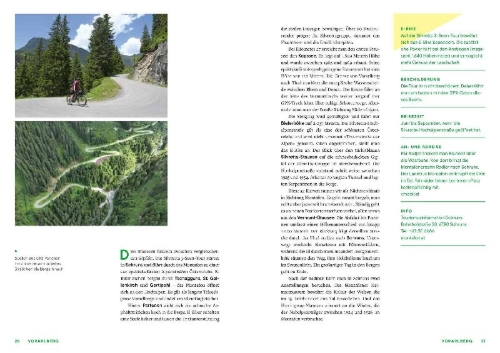 Buchcover und Innenansicht für das Buch: Österreich schönste E-Bike-Tagestouren