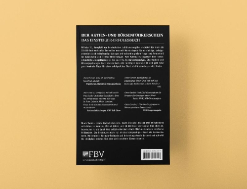 Buchcover und Innenansicht für das Buch: Der Aktien- und Börsenführerschein - Jubiläumsausgabe