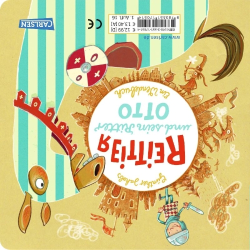 Buchcover und Innenansicht für das Buch: Die Großen Kleinen: Ritter Otto und sein Reittier